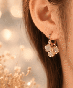 Alternative view of Elegant Pearl Drop Earrings