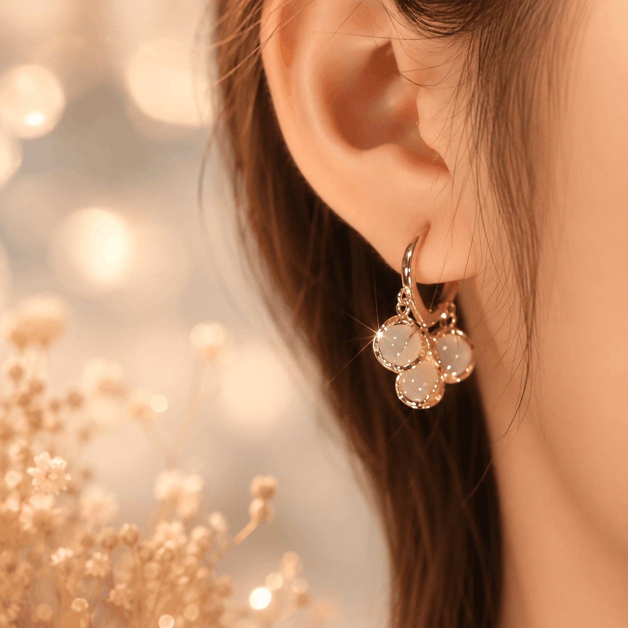Elegant Pearl Drop Earrings